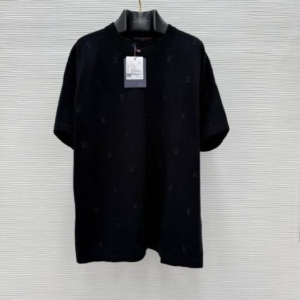 LV Iridescent Jacquard Short-Sleeved Polo T-Shirt