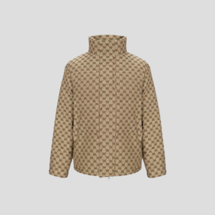 Balenciaga BB Logo Down Jacket Beige