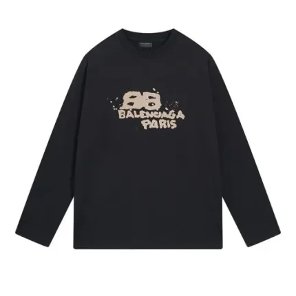 Balenciaga Paris Sweatshirt Black