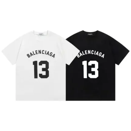 Balenciaga T-shirt Oversized White Black