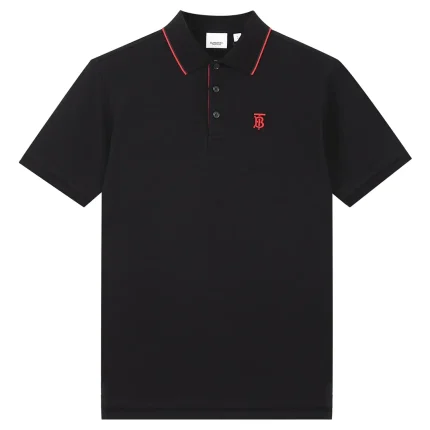 Burberry Polo T-Shirt Black