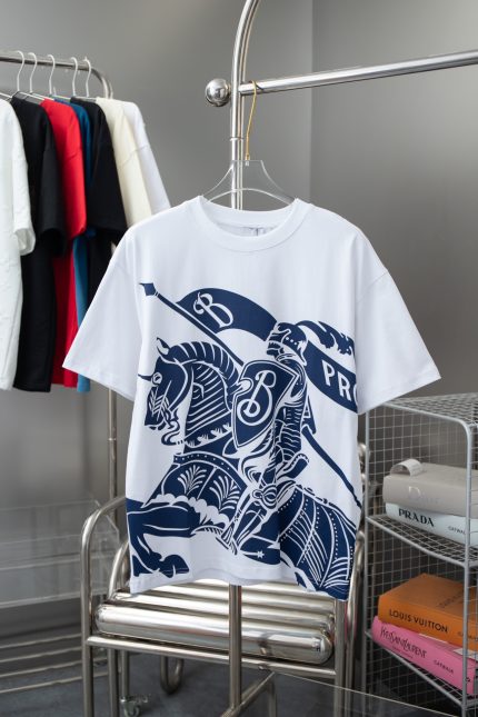 ShirtBurberry EKD Print T-Shirt White