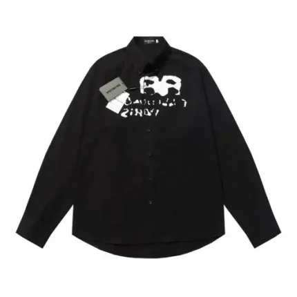 Balenciaga Hand Drawn BB icon T-shirt Medium Fit Black