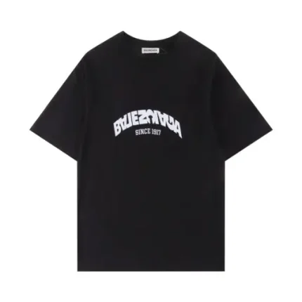 Balenciaga Opposite Logo T-Shirt Black