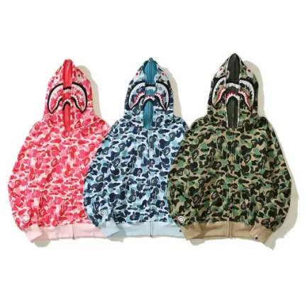 Bape Shark Hoodie Multicolor