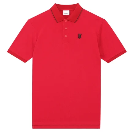 Burberry Polo T-Shirt Red