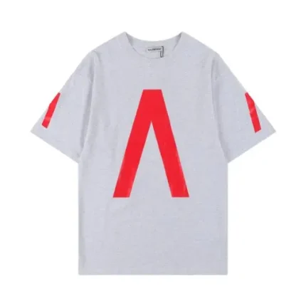 Balenciaga Red Arrow T-Shirt Grey