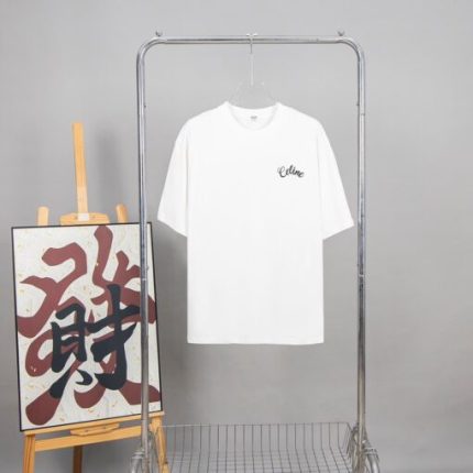 Celine Logo T-shirt White
