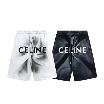 Celine Shorts White Black