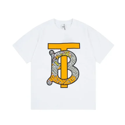 Burberry TB T-shirt White/Yellow