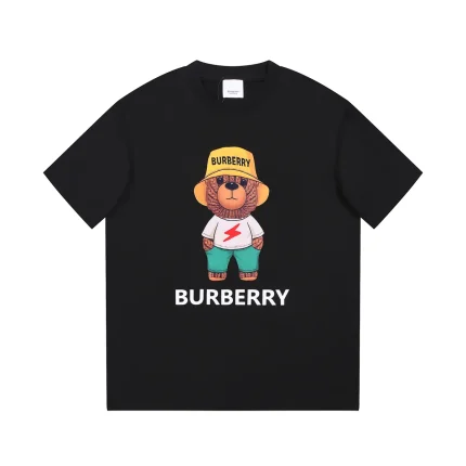 Burberry Thomas Bear Cotton T-shirt Black