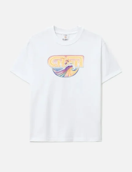 Casablanca Surf Printed T-shirt White