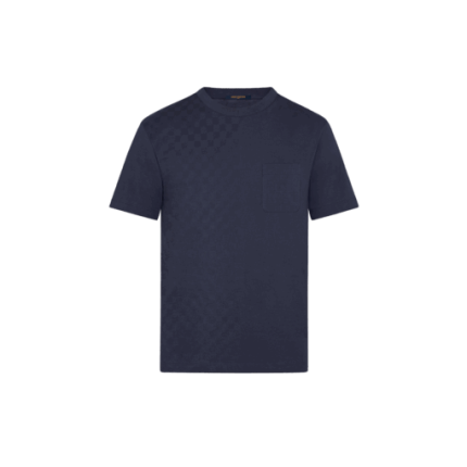 LV Half Damier Pocket T-Shirt Dark Night Blue