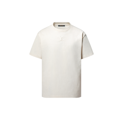 T-shirt with LV Embossing White