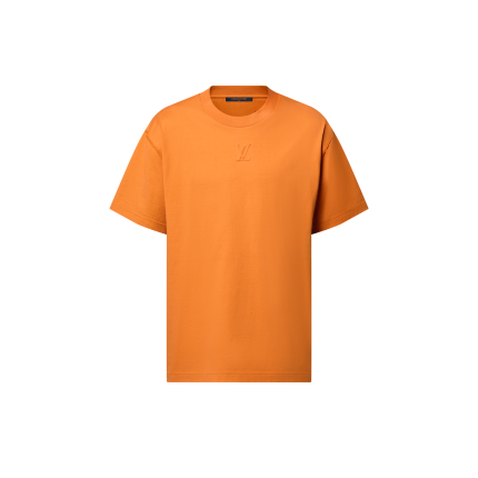 T-shirt with LV embossing Apricot