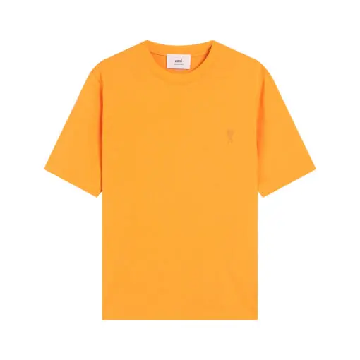 Ami Paris Pride Organic Cotton T-Shirt Yellow