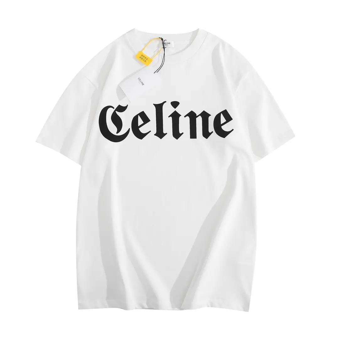 Celine Loose T-Shirt in Cotton Jersey White