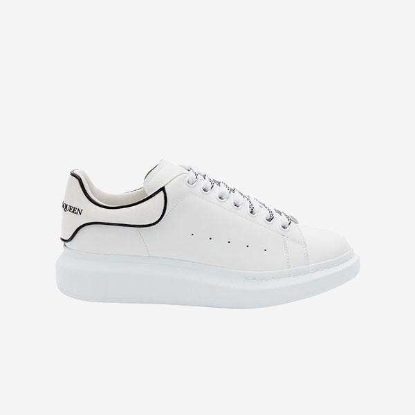 Alexander McQueen Oversized - White Black Trim - Imagen 2