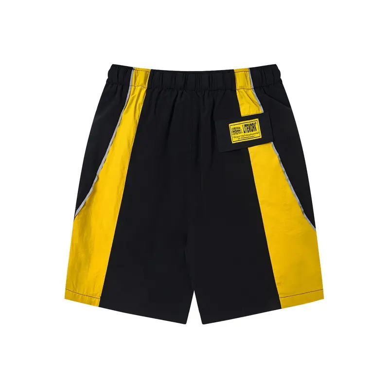 Corteiz Spring Windbreaker Short Black Yellow - Imagen 2