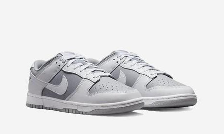 Nike Dunk Low Retro White Grey - Imagen 2