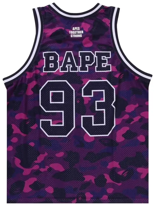BAPE Color Camo Basketball Tank Top ‘Purple’ - Imagen 2