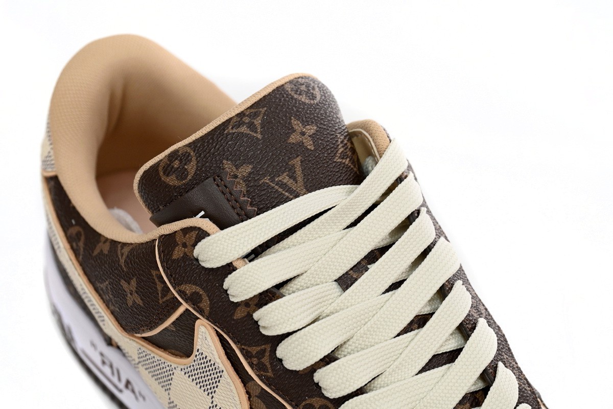 Louis Vuitton x Nike Air Force 1 Coffee - Imagen 2