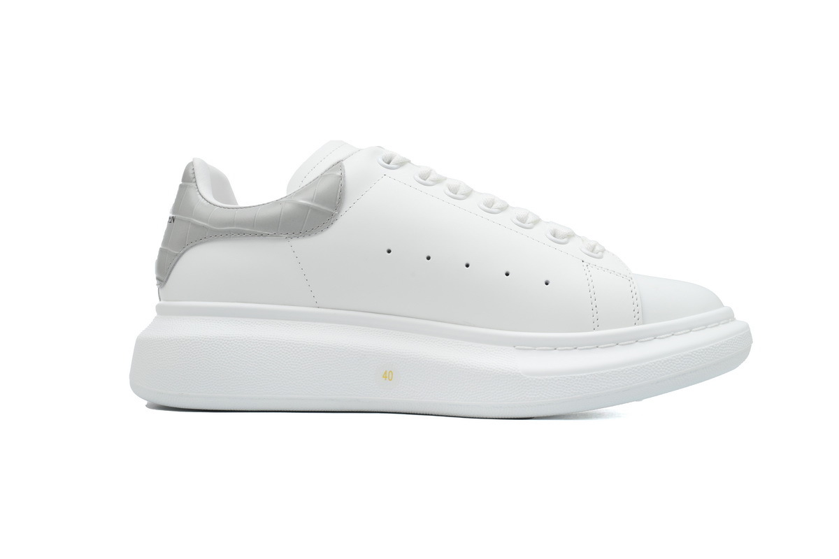 Alexander McQueen Oversized - Sneake White Gray - Imagen 3