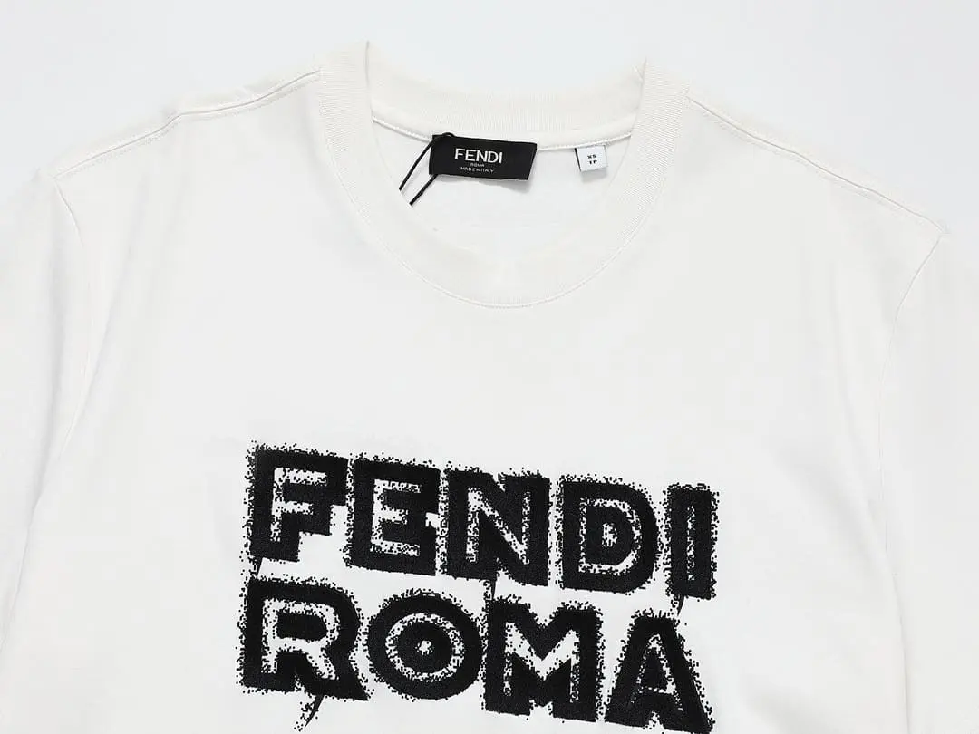 Fendi Roma T-shirt White - Imagen 2