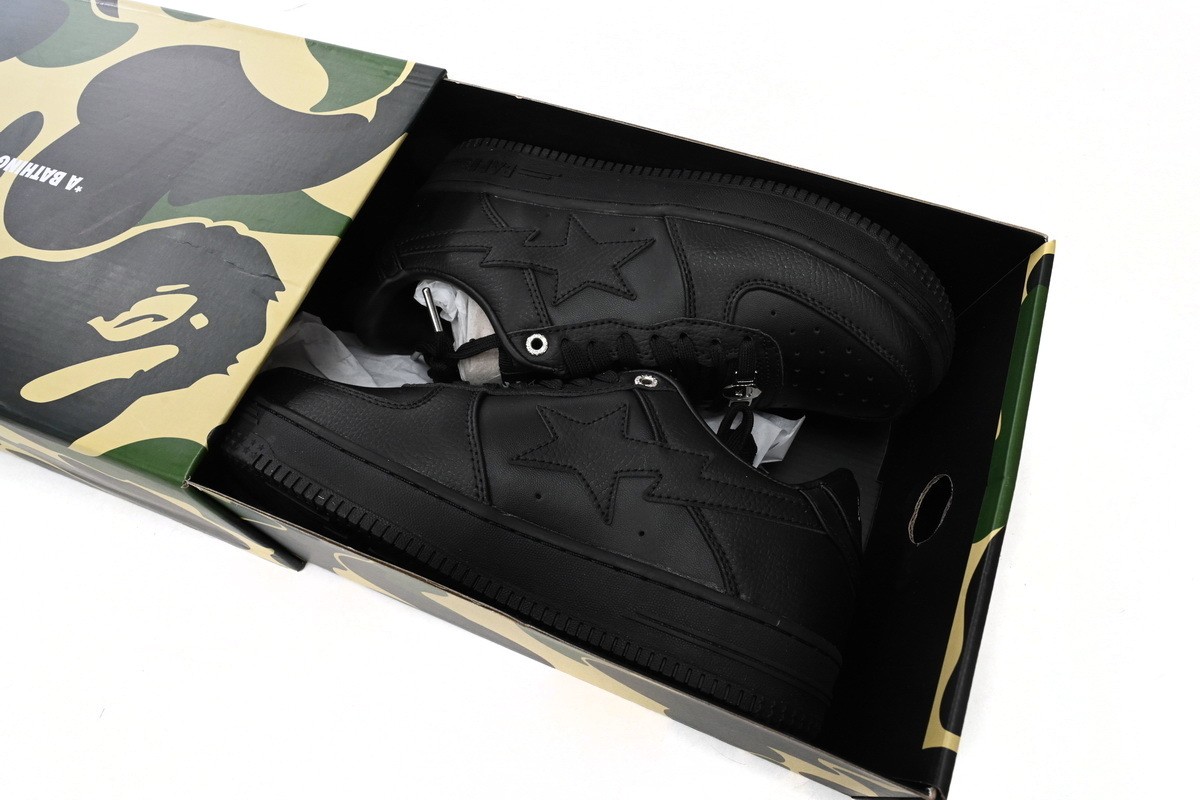 Bape STA Low Black - Imagen 2