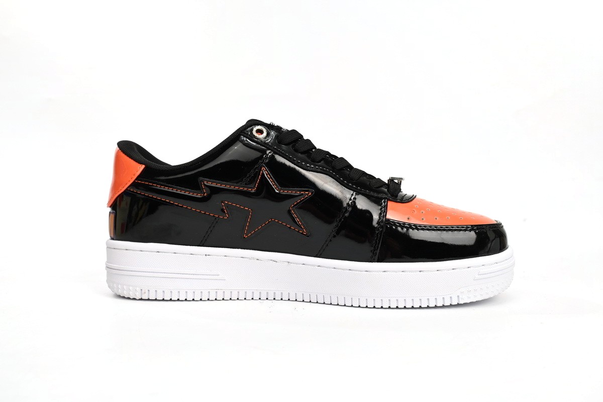 Bape STA Low Orange Shark - Imagen 3