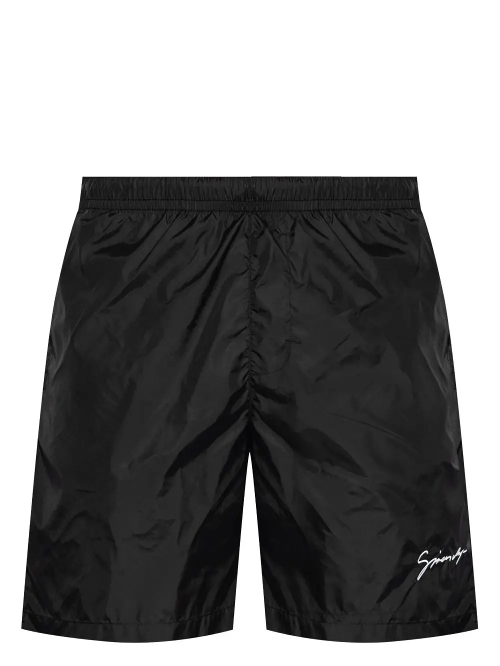 Givenchy Swim shorts with logo embroidery black