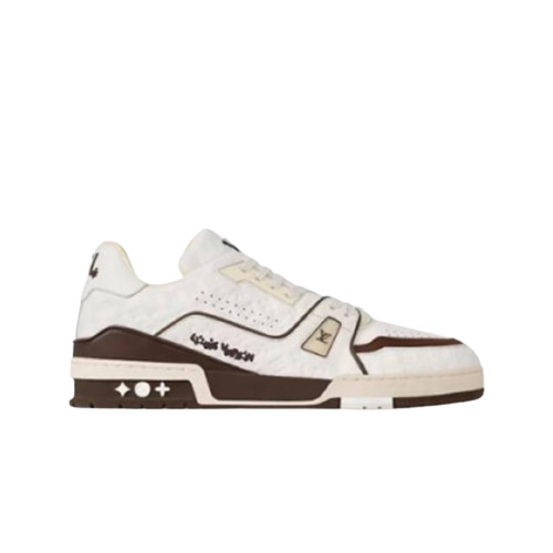 Louis Vuitton Trainer White Mocha - Imagen 2