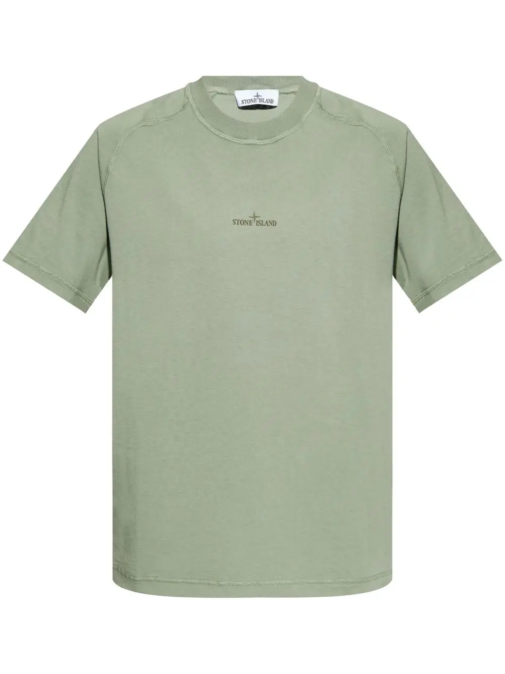 Stone Island Compass-motif T-shirt sage green