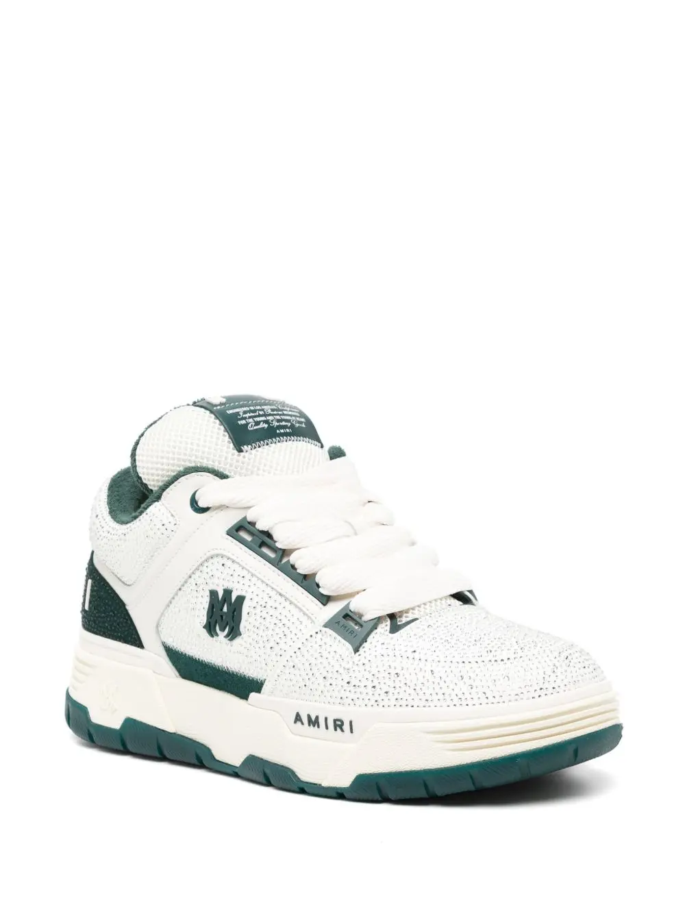 AMIRI Ma-1 Sneaker White/Green - Imagen 3