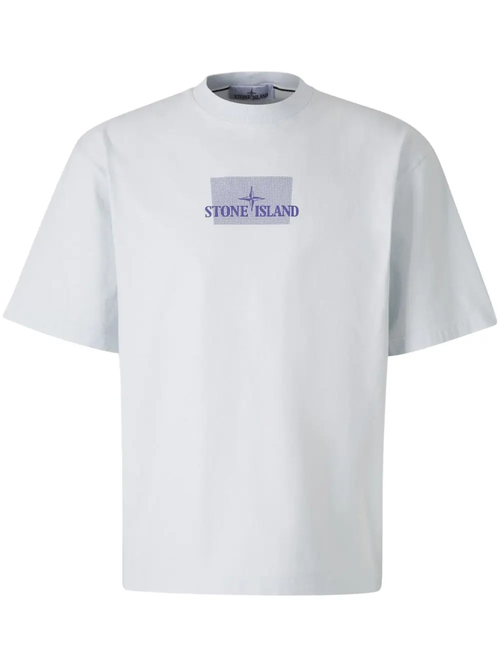 Stone Island printed cotton T-shirt white