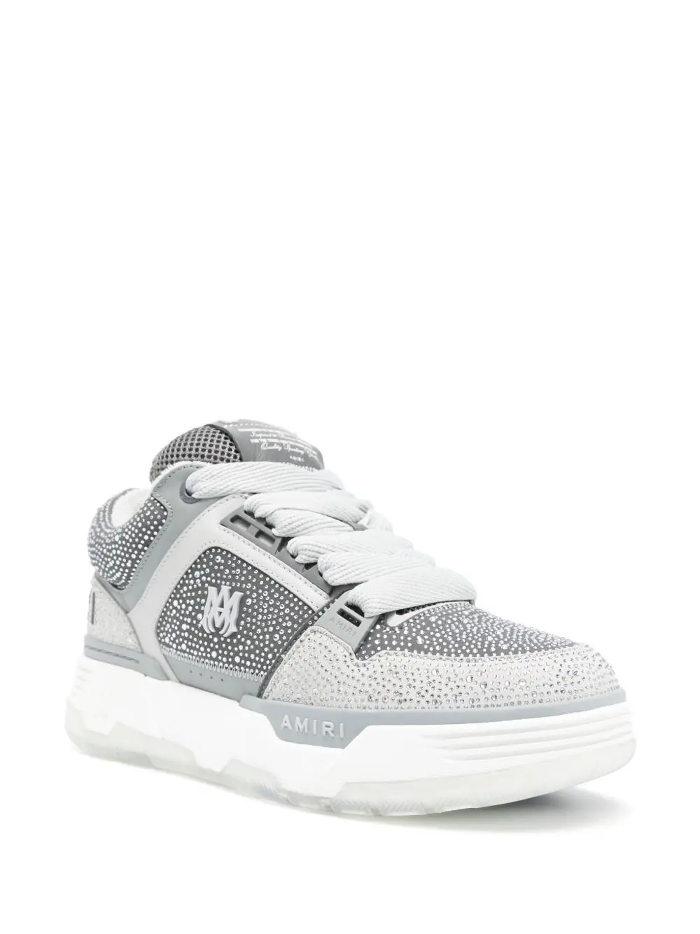 AMIRI Crystal MA-1 Sneaker Nickel Grey - Imagen 3