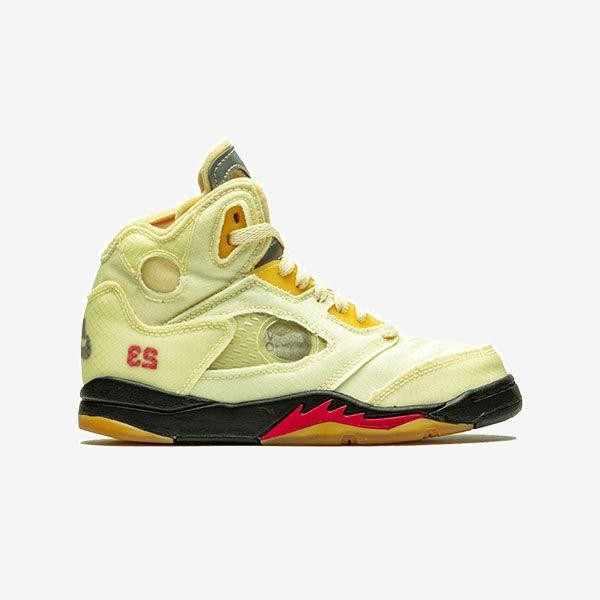 Air Jordan 5 OFF-WHITE Sail - Imagen 2