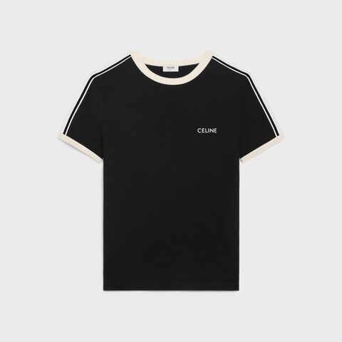 Celine Regular T-shirt Cotton Jersey Black
