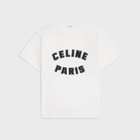 Celine Bright Young Loose T-shirt Cotton Jersey White