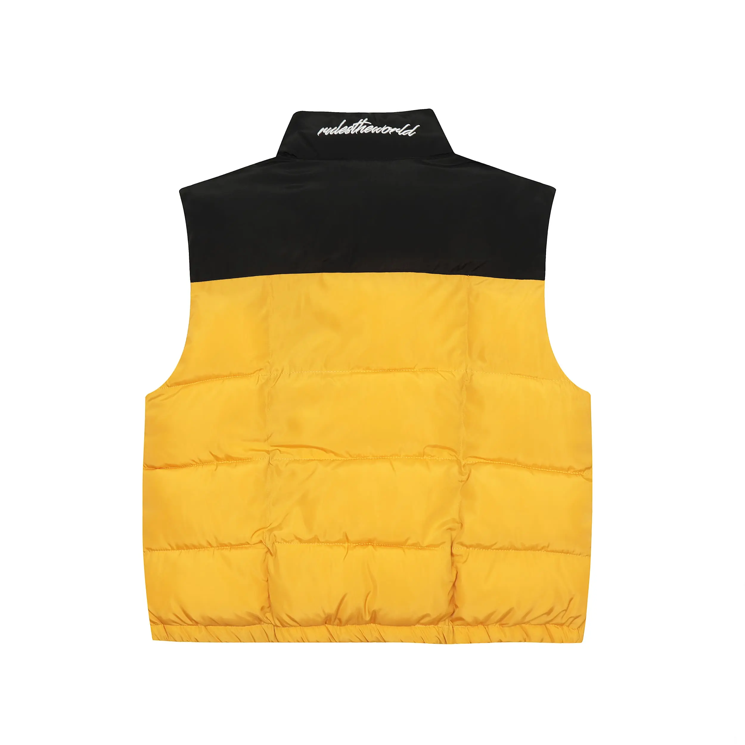 Cotton Vest Jacket Yellow/ Black - Imagen 2