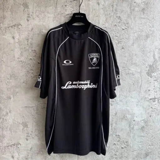 Balenciaga Lamborghini Soccer T-shirt Black