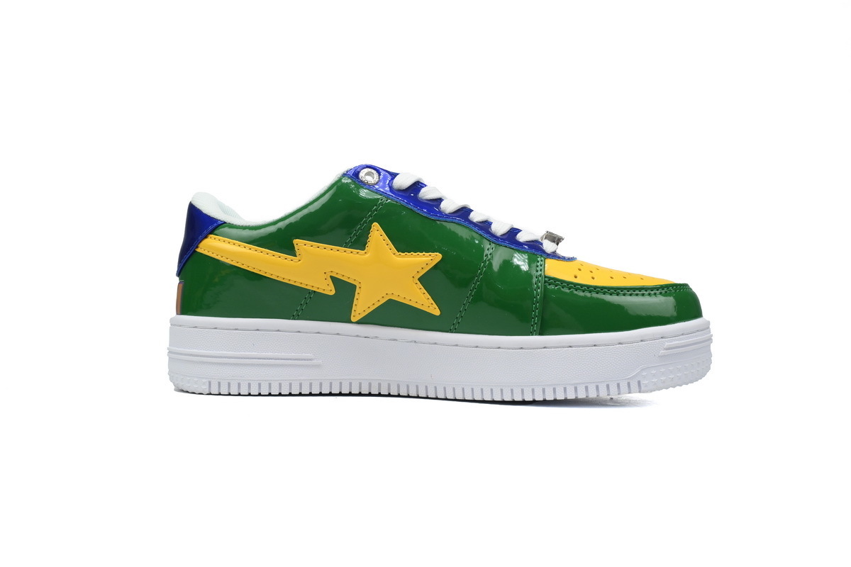 Bape STA Low Green Yellow - Imagen 2