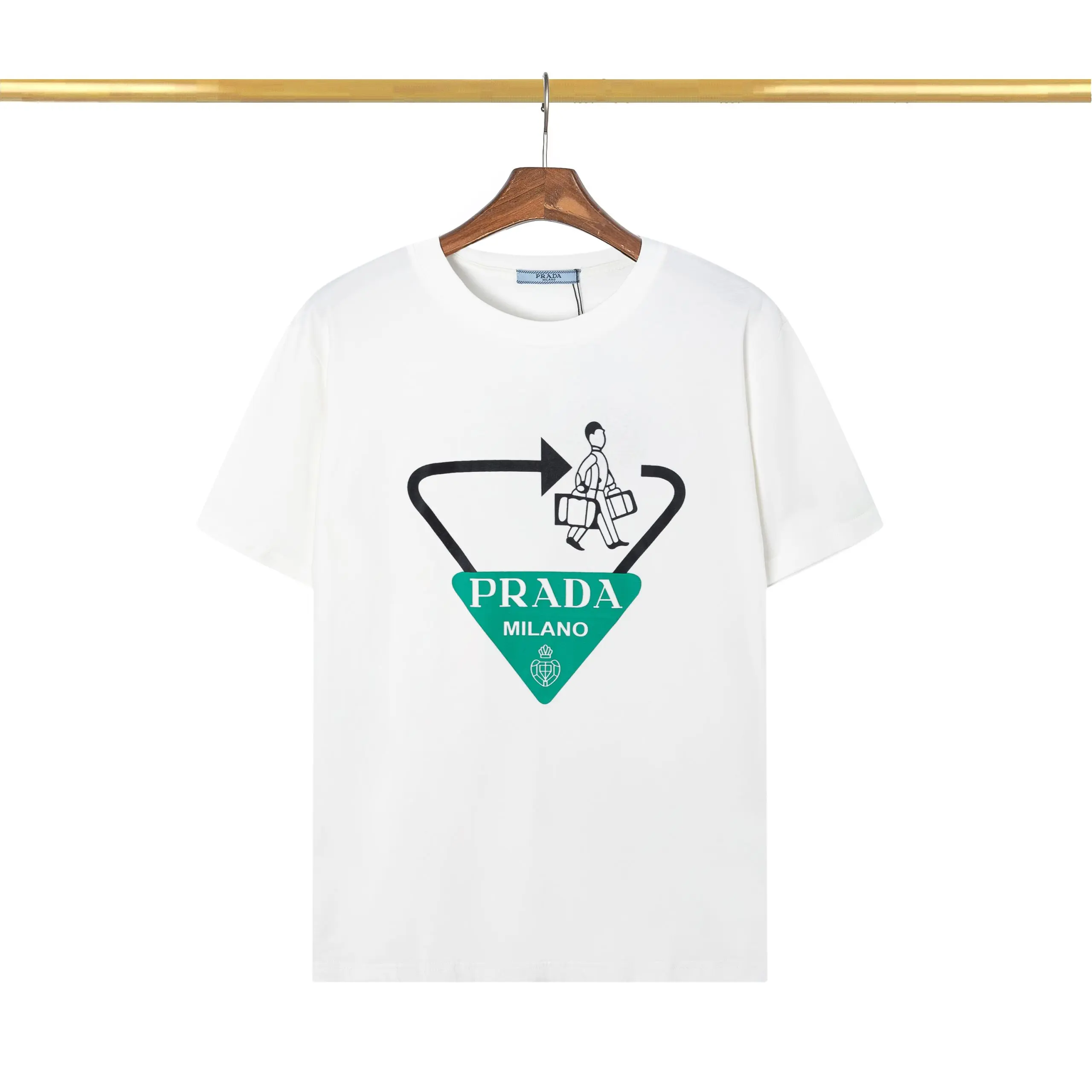 Prada T-shirts Black White - Imagen 3