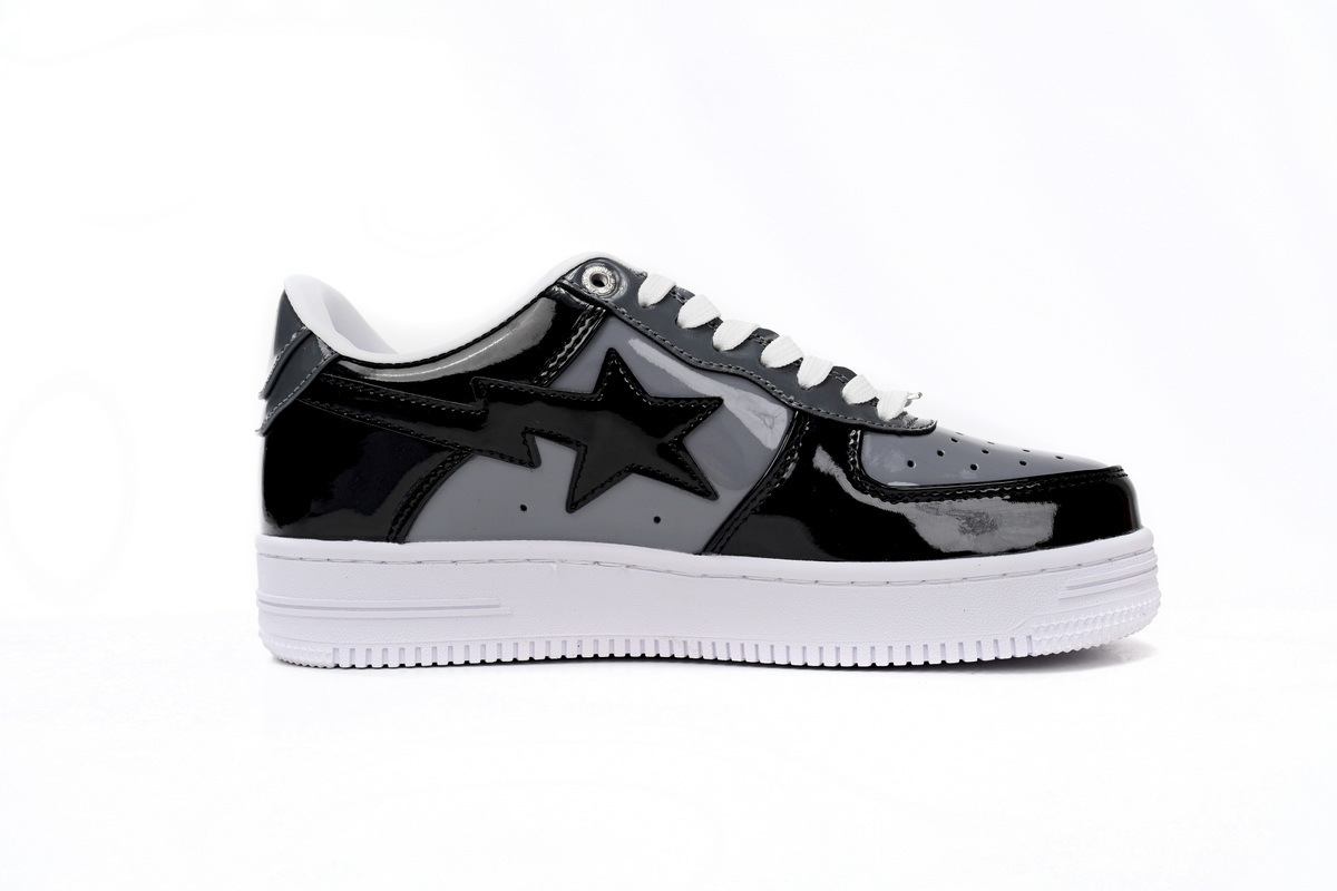 Bape STA Low Black Grey Baolan - Imagen 3