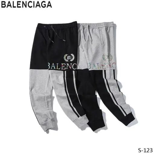 Balenciaga Tracksuit Pants Black Grey - Imagen 2