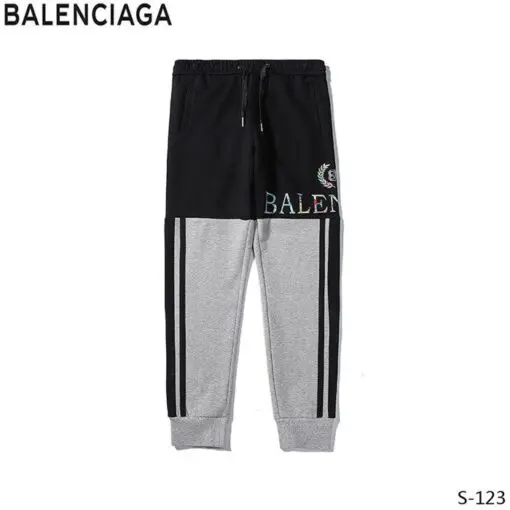 Balenciaga Tracksuit Pants Black Grey - Imagen 3