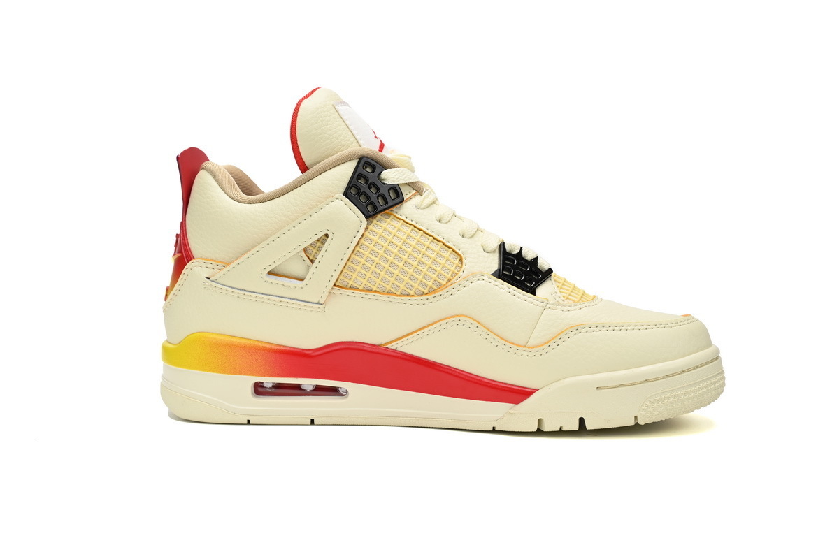 J Bailvin x Air Jordan 4 White Blue Red - Imagen 3