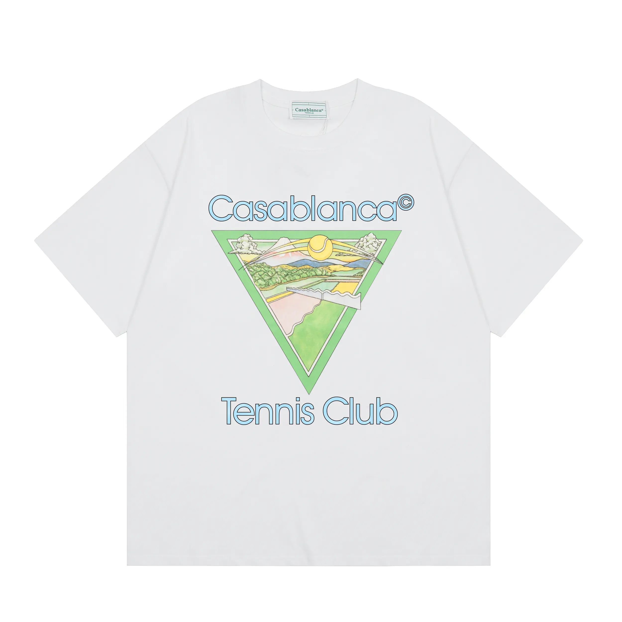 Casablanca Tennis Club Icon T-Shirt Black