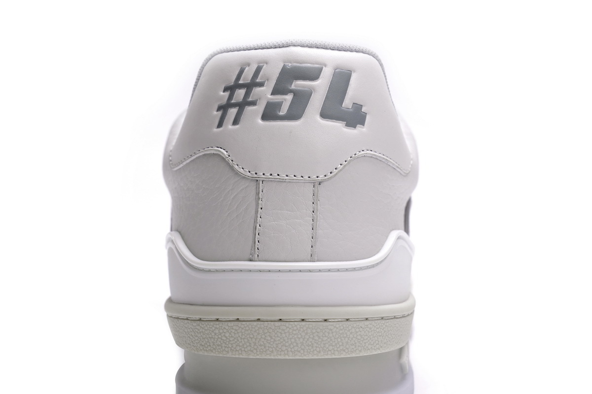 Louis Vuitton Trainer White Litchi Pattern - Imagen 2