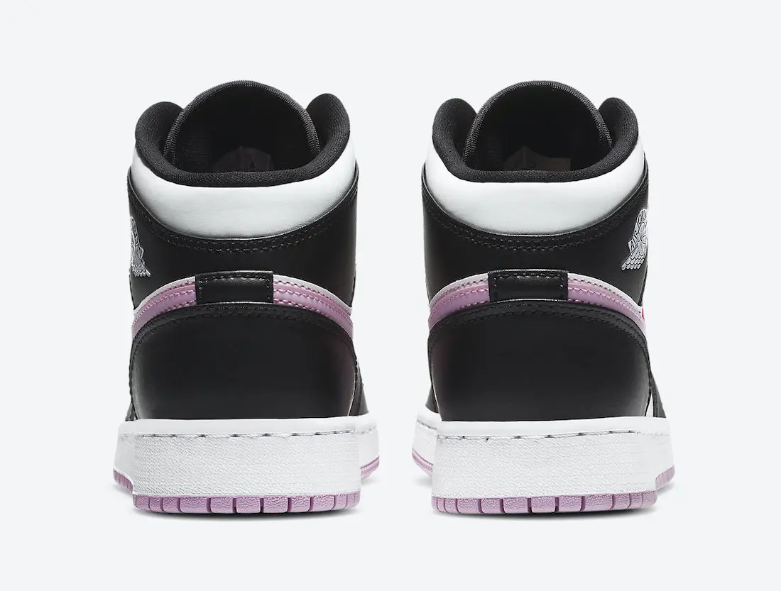 Nike Air Jordan 1 Mid White Black Light Arctic Pink - Imagen 4
